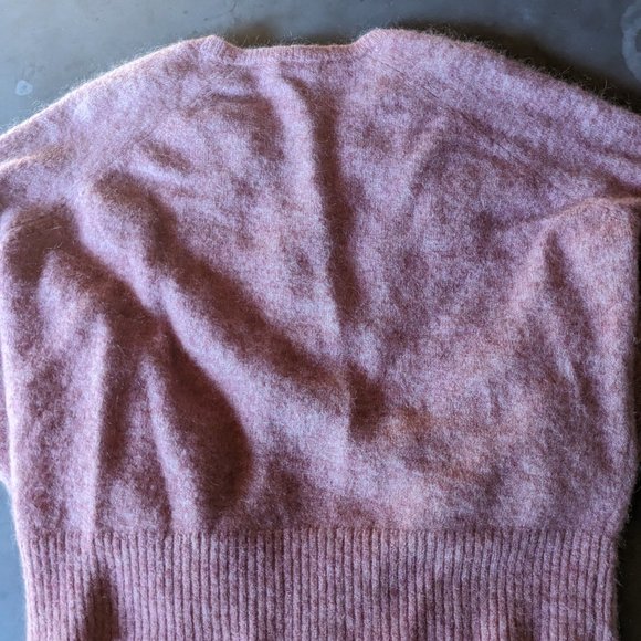 Sezane Pink Crew Neck Sweater - Picture 10 of 16